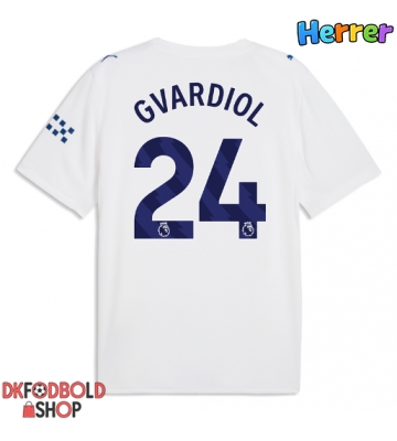 Manchester City Josko Gvardiol #24 Tredje trøje 2026-27 Kort ærmer Manchester City Josko Gvardiol #24 Tredje trøje 2026-27 Kort ærmer